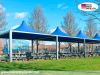 Pavillon 7x5 Überdachung Pagodenzelt Festzelt Pvc Terrassendach Pergola Terrasse
