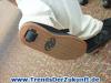 Schuh mit eingebauten Rollen