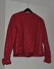 Lederjacke rot Größe 44