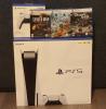 Sony Playstation5 - Versiegelt - Lieferung mit 3 Spielen + einem zusätzlichen Co