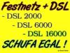 DSL, Festnetz TROTZ Schufa