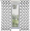 MAROKKANISCHER KLEEVORHANG 145x250 weiß graphit Fensterdekoration Vorhänge
