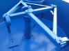 Betonmischer Mischer mit elektrischem Antrieb Mischmaschine Zementmischer 800L