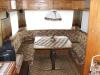 Campingplatz mit Knaus Wohnwagen und Vorzelt winter fest,  Dauercamping mit Blick