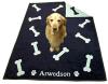 Arwedson Hundedecke Bones marine /  hellblau