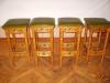   4   Barhocker Holz-Massiv  Handarbeit