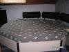 Achteckiges Bett 2, 20m x 2, 20m mit rückenlehnen und bezug