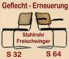 Geflechterneuerung an Thonet S32 u. S64 sowie baugleiche Modelle