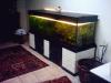 Aquarium mit Unterteil aus Stein und allem Zubehör