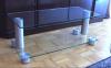 Designer TV/ LCD/ Plasma Rack Glas-Alu