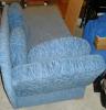 Wunderschönes blaues Bettsofa,  Couch