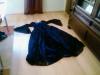 Satin Gothik-Mittelalter-Spitzenkleid, Burghochzeit, Faschingskleid