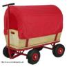 Ideal für Zeitungs/ Prospektverteiler Bollerwagen mit Regenschutz