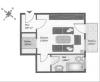 1-Zimmer Whg. ca. 27, 21 m  zu vermieten