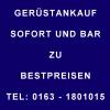 Wir zahlen Höchstpreise für Ihr Gerüst-  Wir kaufen gebrauchte Gerüste,  Schalung
