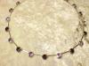 Luxus Kristall Halskette  Violet  Swarovski Elements