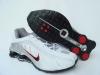 White is the Main Color of this Nice Pair Of Shox Shoes