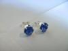 Ohrstecker,  Swarovski Elemente,  Sapphire