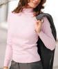 30 Stk. flauschige Rollkragen-Pullover rosa Modell 1458
