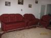 Sitzgarnitur (Lederschlafcouch,  Ledersofa,  Ledersessel)