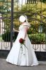 champagnerfarbiges Brautkleid Gr. 46/ 48 inkl. Reifrock