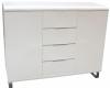 Sideboard in Weiss,  Hochglanz
