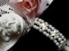 Magnetarmband,  edles Perlenarmband mit Strass 