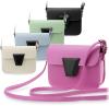 modische kleine klassische Damentasche Clutch–Tasche Umhängetasche Kunstleder