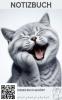 Schönes Notizbuch m. British Kurzhaar Katze,  Notizheft,  Kalender,  Tagebuch,  Jour