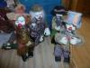 Alte Clownsfiguren 3+1 Stück aus Eisenhüttenstadt DDR Nr. 37
