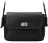 charmevolle Damentasche kleine Schultertasche schwarz