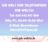 Heimarbeit Telefonistin Job Arbeit Brühl und ü-all 100% Homeoffice Verd,  b. 43,  