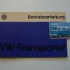 Betriebsanleitung VW Transporter /  Bus T2 1975