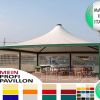 Pavillon Restaurant 15x15 personalisierte Farbe Pvc Café Pergola Lager Parkplatz