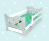 Kinderbett mit Sternen Babybett Jugendbett Matratze 70x140 Bettkasten Lattenrost
