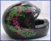 Airbrush! Helm Tribal Design!