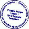 Vereidigte Übersetzerin: Deutsch-Englisch-Französisch