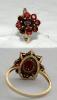 Wunderschöner Ring mit böhmischen Granaten