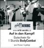 kostenlose Teststunde Body Combat im Fitness Center Wild AEROBIC in Bayreuth