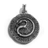 DRACHE Anhänger Altsilber rustikal