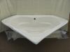 Acryl Eckbadewanne braun 140x140  NEU 