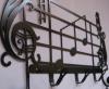 Wandgarderobe Notenschlüssel - Style Musik Garderobe für die Wand 50cm x 50cm pa