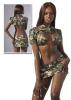 Heißes Military Set- Bolero-Top