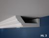 Lichtprofile HL Polystyrol Stuckleiste Beleuchtung Leisten Weiss Hartschaum Neu