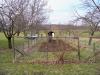 Obstbaumwiese mit eingezäuntem Gemüsegarten und Gerätehütte zwischen Eningen und