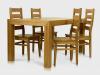 TISCH EICHENTISCH ESSTISCH LACKIERT TISCHBEINE MASSIVHOLZ HOLZ 140-180x90x78cm