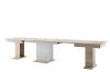 Tisch Ausziehbarer Tisch Ausziehtisch STAR 160-410x90x77cm Säulentisch Esszimmer