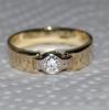 Brillantring 585er Gelbgold 0,  50 ct.