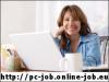 Selbstständig arbeiten von zu Hause im Home Office,  Online Job