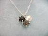  Sommertraum  -Kette, Swarovski Elemente,  Jet,  White Opal, Black Daimond
